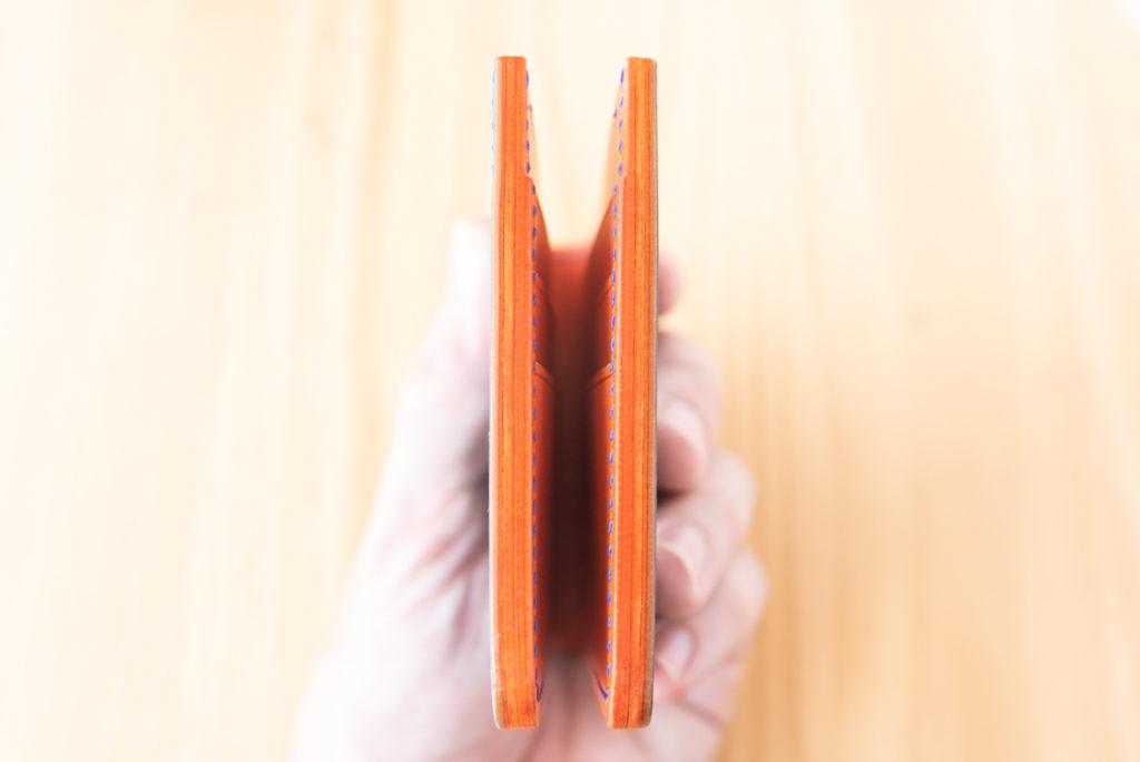 Orange Buttero burnished edges