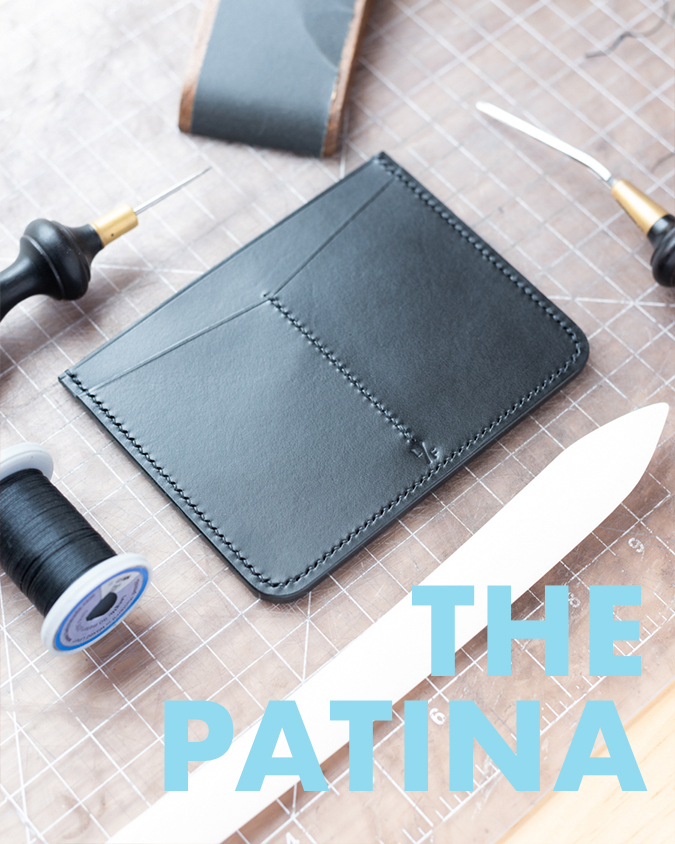 Black Buttero Card Wallet