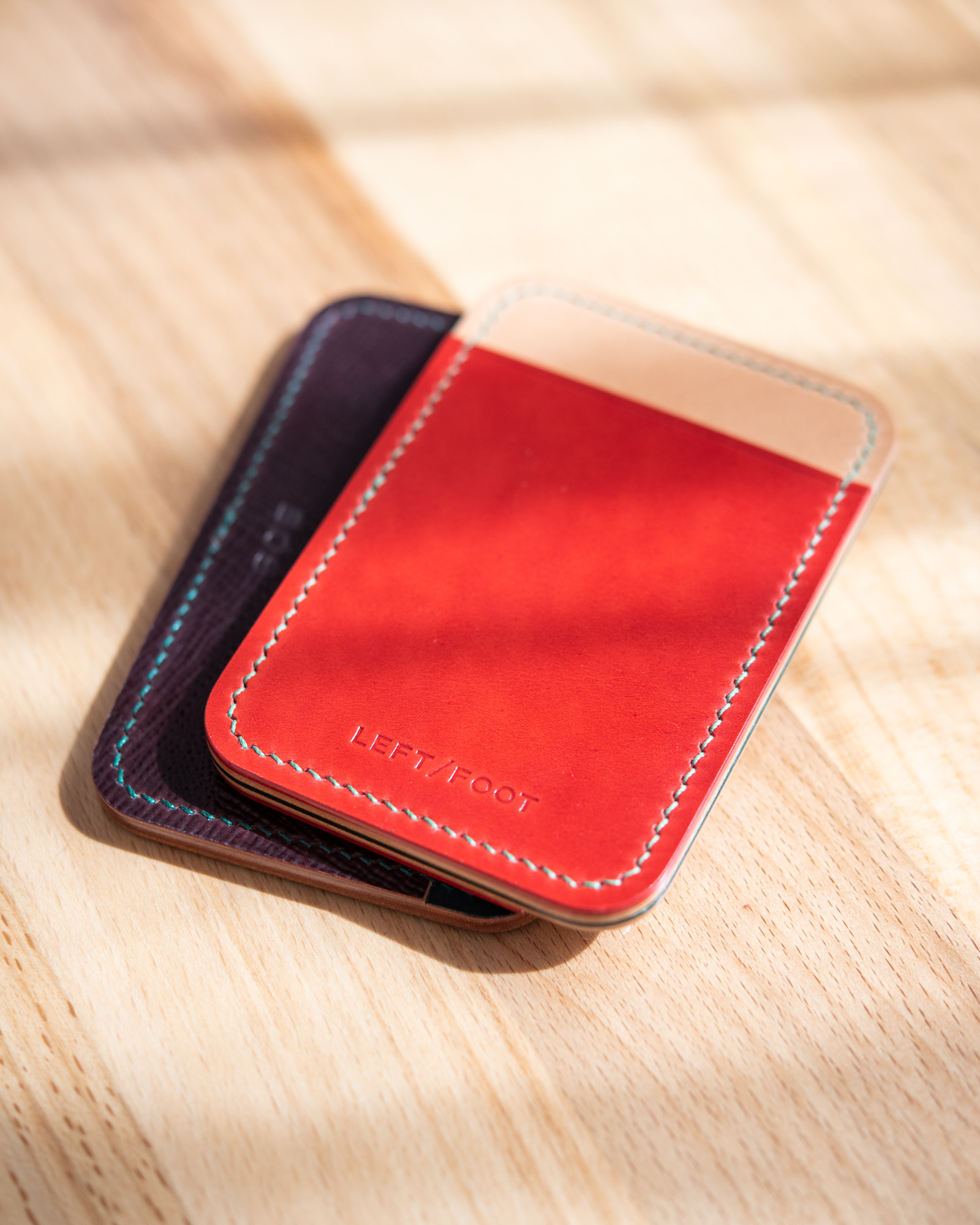 Ready to Ship - Mixed Cordovan Card Wallets