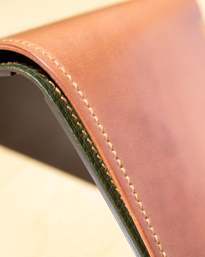Ready to Ship - Cordovan x Minerva Bifold - Left Foot Leather